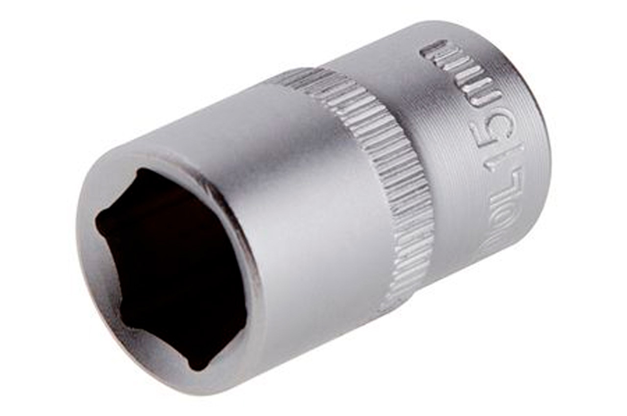 Головка шестигранна Intertool 15 мм x 1/2" матова (ET-2015)