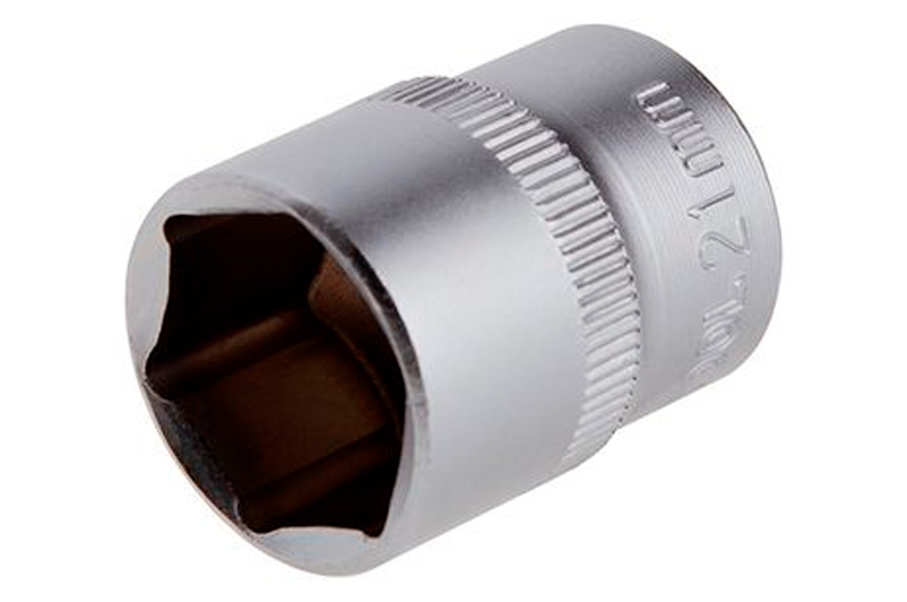 Головка шестигранна Intertool 21 мм x 1/2" матова (ET-2021)