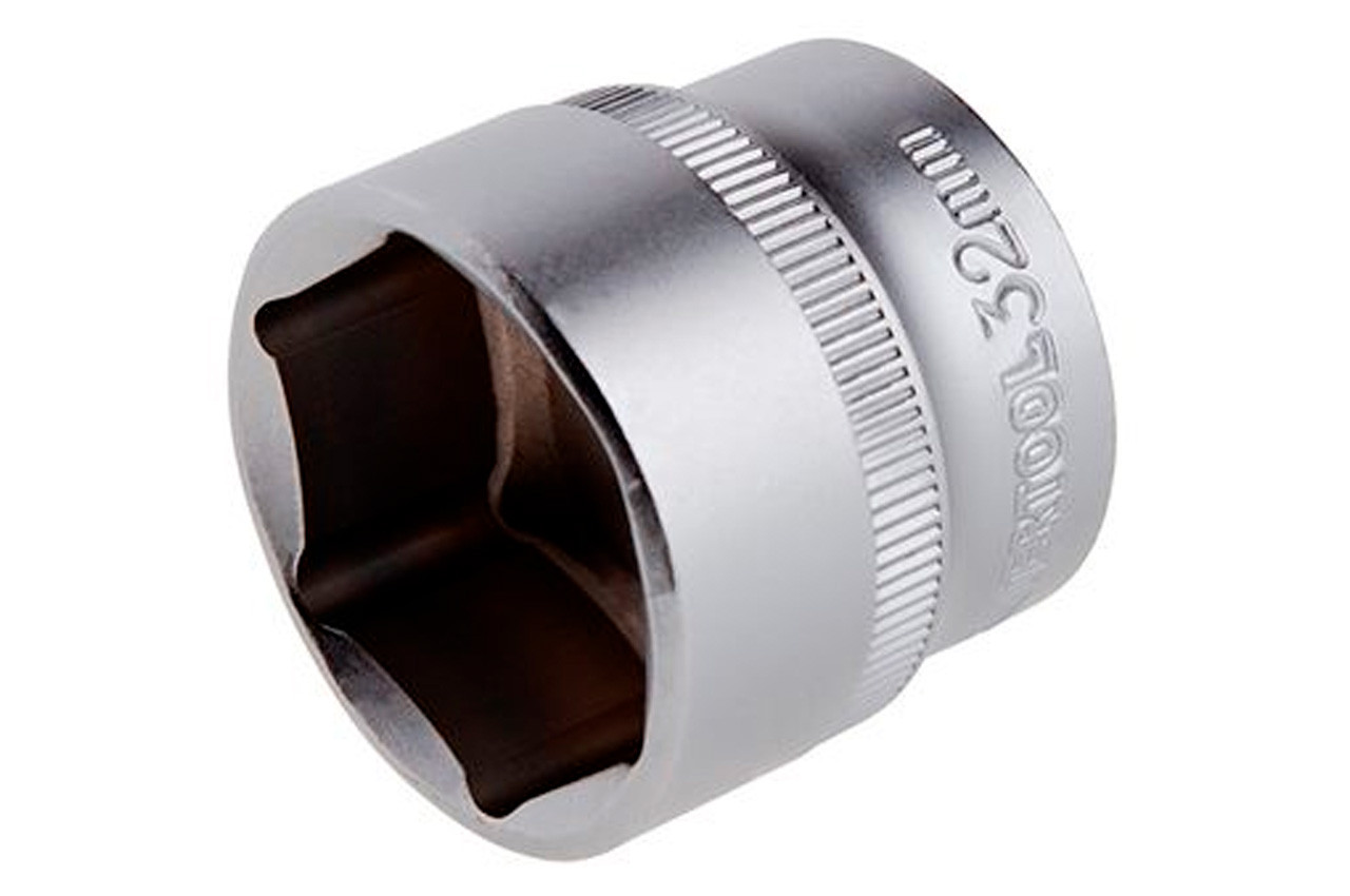 Головка шестигранна Intertool 32 мм x 1/2" матова (ET-2032)