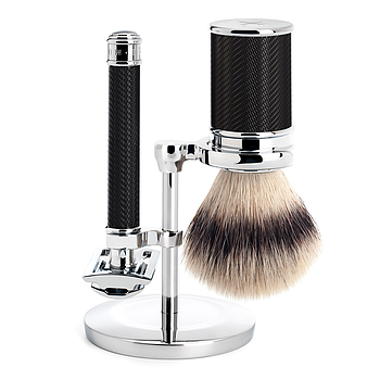 Набір для гоління (пензель+безпечна бритва+підставка) мод. S 31 М 89 Black