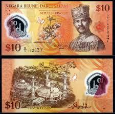 Бруней / Brunei 10 Ringgit 2011 Pick 37 UNC