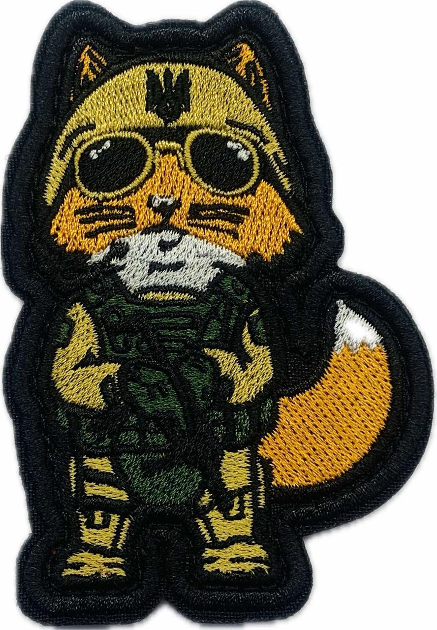 Шеврон Лис чорний, фото 1