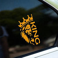 Вінілова наклейка KING 20 x 11 см., фото 6