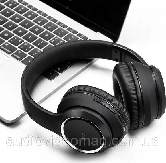 Bluetooth навушники HOCO W28 black, фото 1