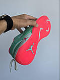 Мятні жіночі шкіряні кросівки Nike Air Jordan Luka 2 • Mint Green Pink • Демісезон Найк аїр Джордан Лука 2, фото 2