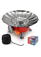 Газова туристична плита KOVAR K-203 вітрозахисна Пелюстка (маленька)