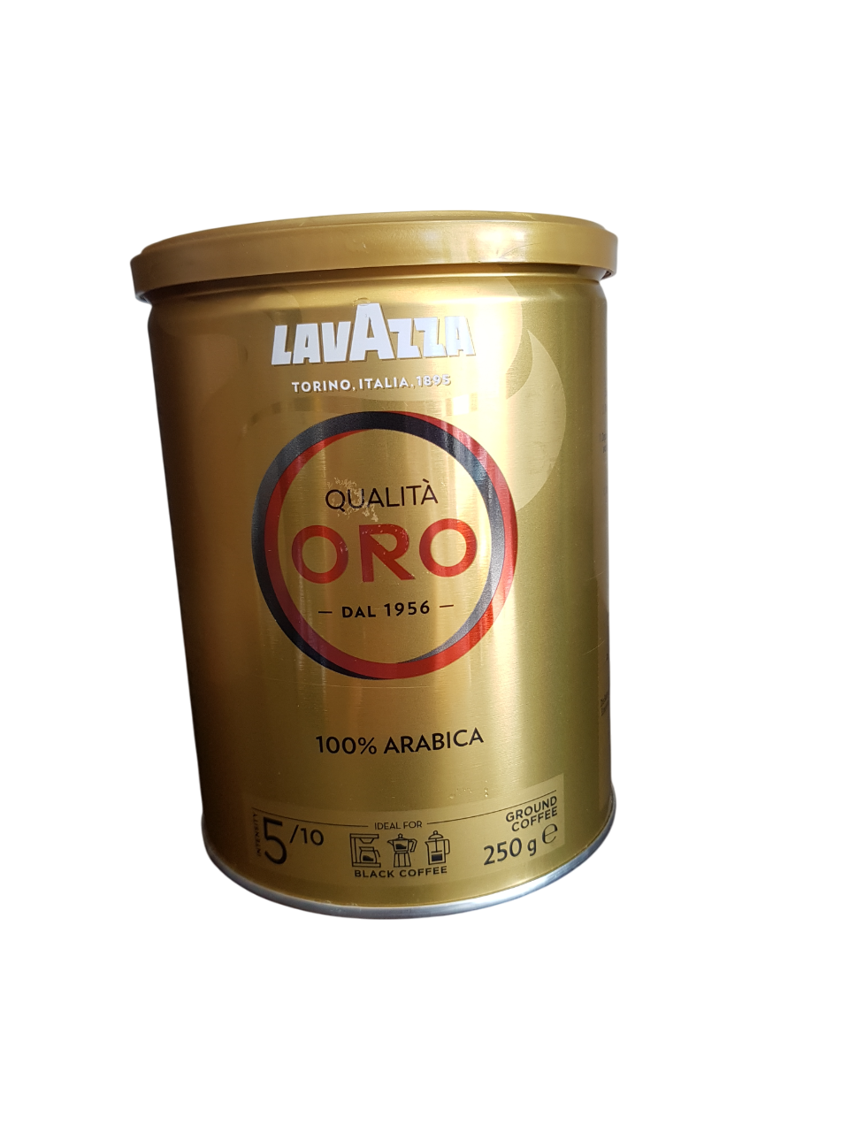 Кава мелена Lavazza Qualit Oro 100% арабіка 250 г у бляшанці