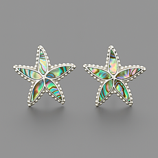 Перламутр сережки