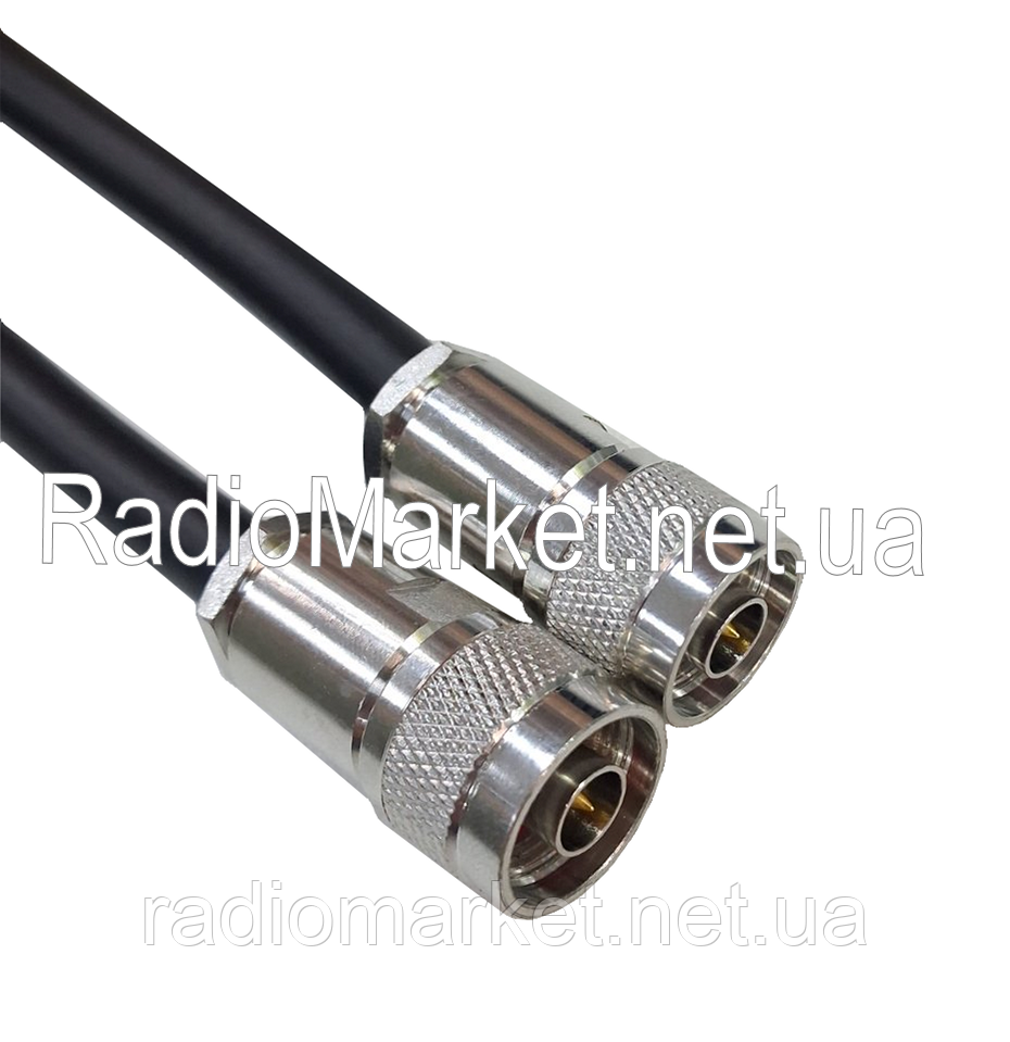 Кабель пігтейл RG-8, штекер N(male)-штекер N(male), 10 метрів, фото 1