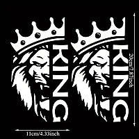 Вінілова наклейка KING 20 x 11 см., фото 8