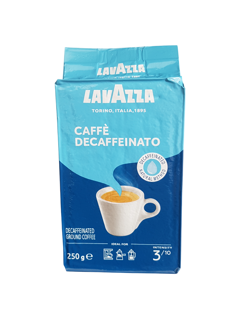 Кава мелена Lavazza Caffe Decaffeinato без кофеїну 250 г, фото 1