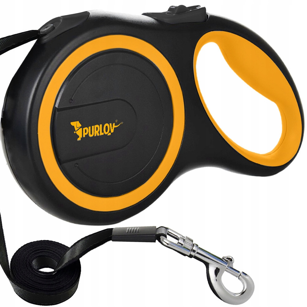 Повідець автоматичний 5м/15кг Purlov 19788-Автоматична стрічка для повідка із замком до 15 кг, фото 1