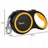 Повідець автоматичний 5м/15кг Purlov 19788-Автоматична стрічка для повідка із замком до 15 кг, фото 7