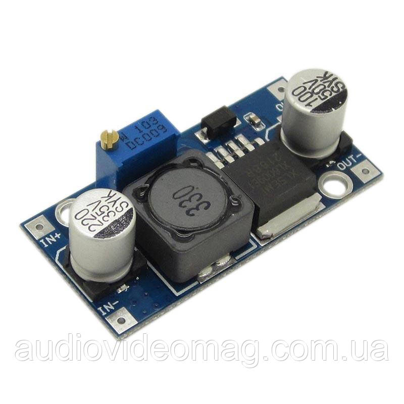 Підвищуючий DC-DC перетворювач XL6009 Uin 3-32V / Uout 5-35V / Iout до 3A, фото 1