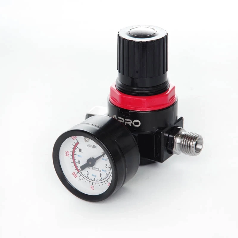 Редуктор з манометром 1/4`, фото 1