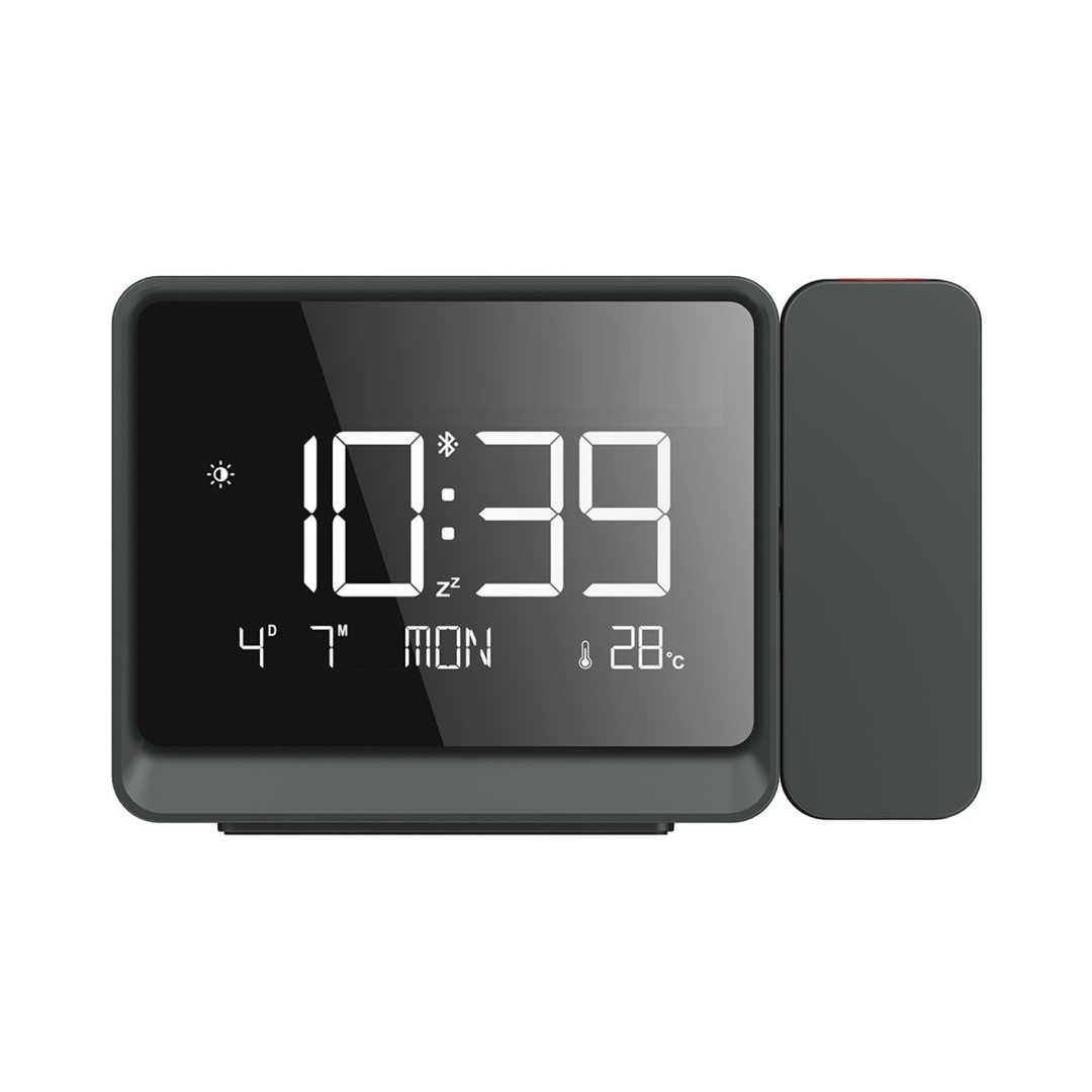 Настільний проекційний годинник Mids з термометром і Bluetooth., фото 1
