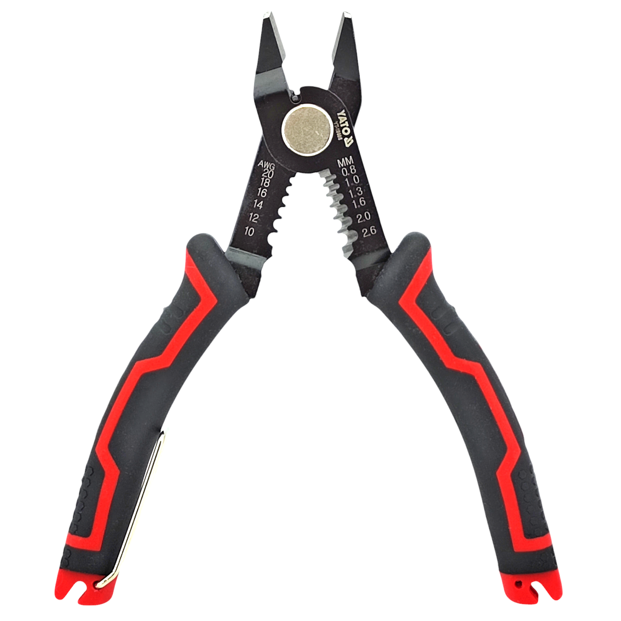 Бокорізи YATO із зачисткою для дротів (0.8-3.0 мм), 160 мм, YT-19695