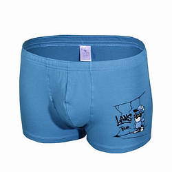 Чоловічі труси шорти Lans 07/027 Ведмідь морська хвиля блакитні