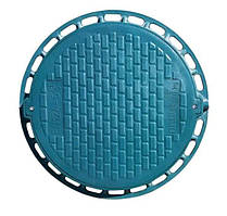 Люк дачний до 700 кг, Зелений із замком (740мм)