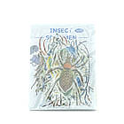 Висічки Наклейки Комахи та жучки 40 шт NKL150, фото 2