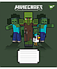 Зошит 12 аркушів,.коса лінія, YES "Minecraft Signs" 767558, фото 4