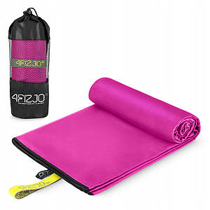 Рушник спортивний 4FIZJO 130 x 75 см з мікрофібри 4FJ0437 Pink Poland