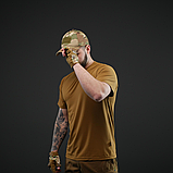 Футболка трикотаж Найк Militex | Поліестер + Еластан | Відведення вологи | Койот, фото 6