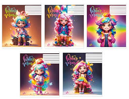 Зошит 18 арк. клітинка "Бріск" / На позитиві