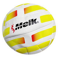 М'яч волейбол PVC (жовтий у білу смужку)