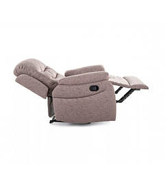 Розкладне крісло-реклайнер для релаксу та відпочинку будинку NERON коричневий TAP.159