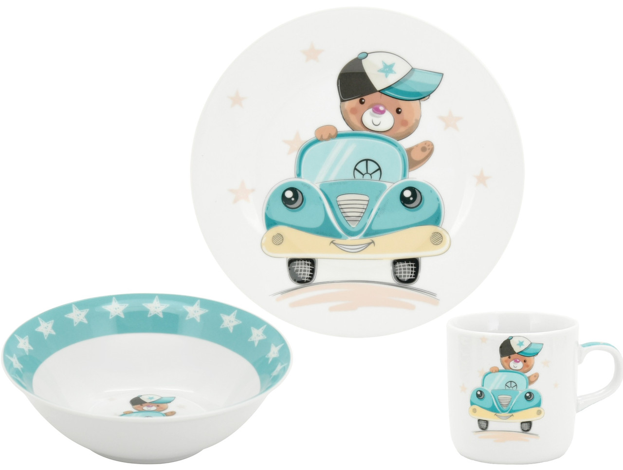 Набір посуду дит. Limited Edition LITTLE DRIVER /3 пр. короб (C672)