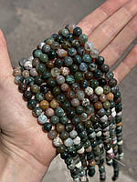 Океанический агат  10 мм примерно 32 бусин