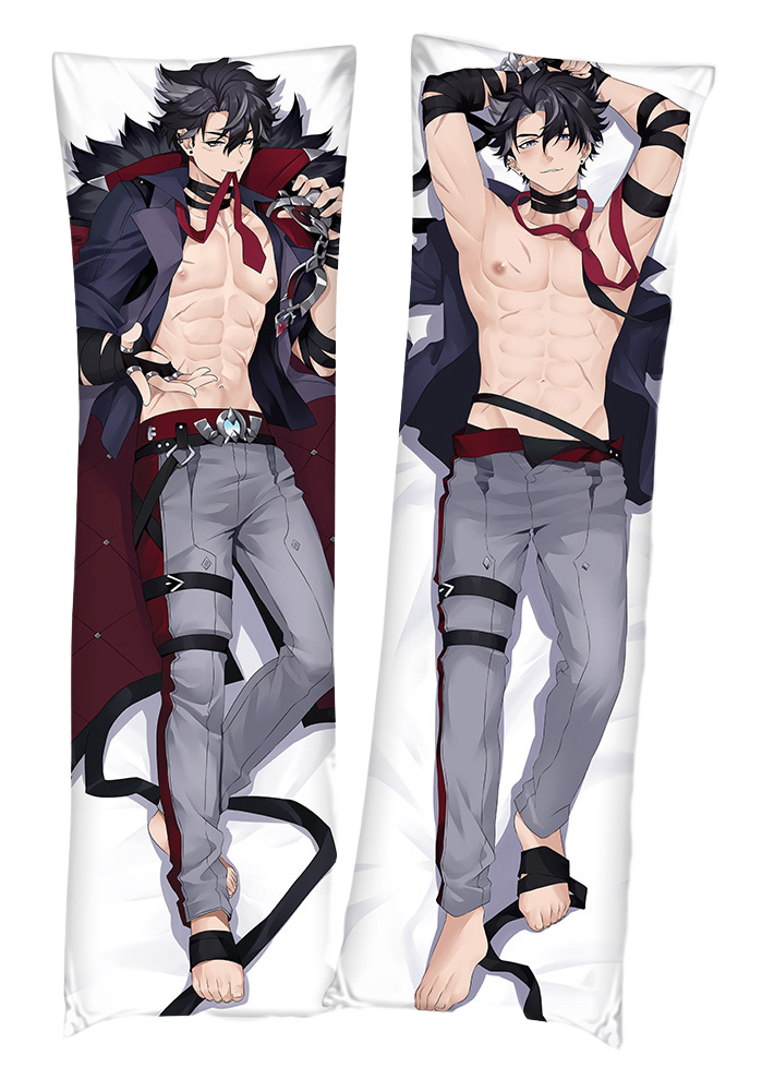 Дакімакура 150х50 см Різлі Геншин Імпакт Подушка з наволочкою обнімашка двухсторння, фото 1