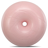 Фітбол м'яч для балансу 55 см Пончик сатин BLOOM LB7050, фото 5