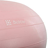 Фітбол м'яч для балансу 55 см Пончик сатин BLOOM LB7050, фото 6