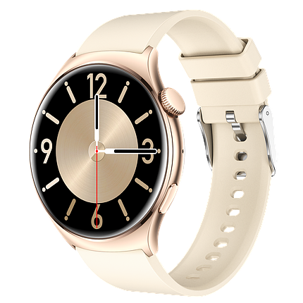 Смарт годинник Smart Watch 4you SPACE (1.43 AMOLED 466х466, Дзвінки) PURE GOLD, фото 1