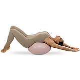 Фітбол м'яч для балансу 55 см Пончик сатин BLOOM LB7050, фото 9