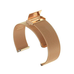 Ремінець металевий для смарт годинника 4you Vibe Міланська петля 22мм Gold METAL, фото 2