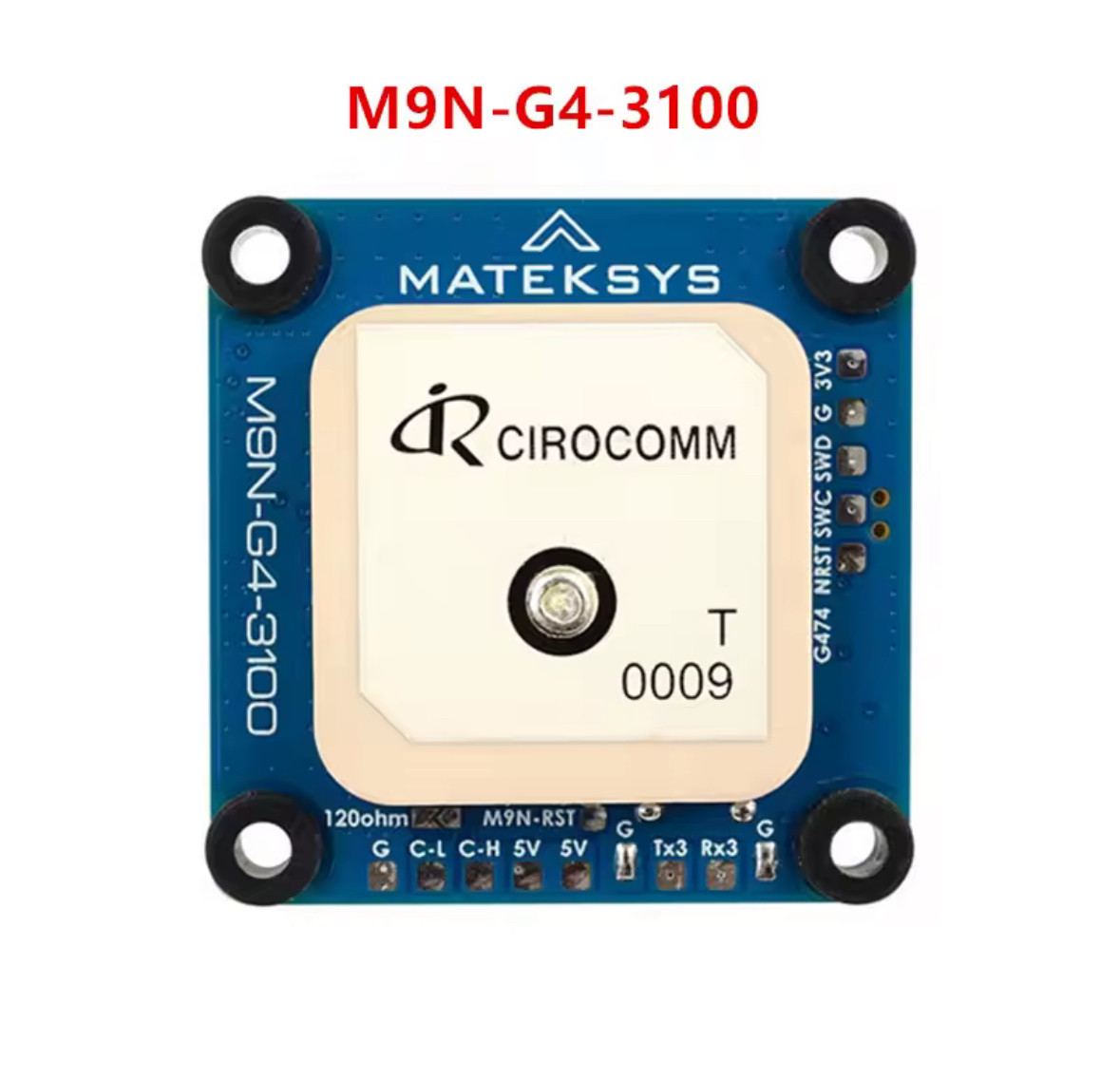 Приймач GPS Matek M9N-G4-3100 з компасом та СAN-хабом, фото 1
