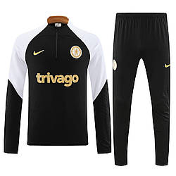 Костюм тренувальний Челсі чорний