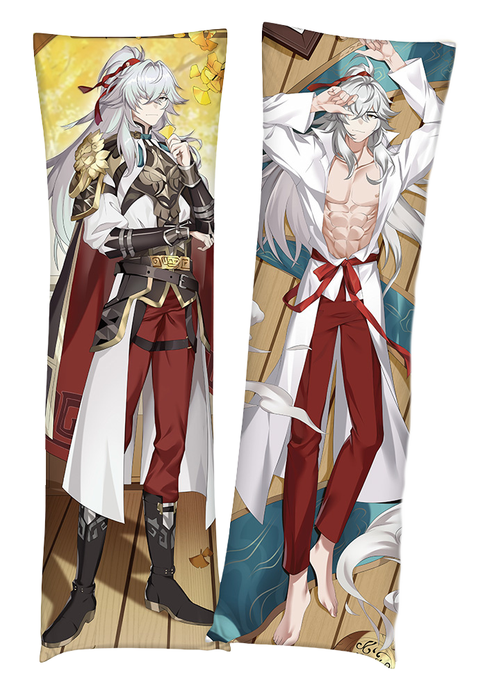 Дакімакура 150х50 см Цзин Юань Хонкай Стар Рейл Подушка з наволочкою обнімашка двухсторння, фото 1