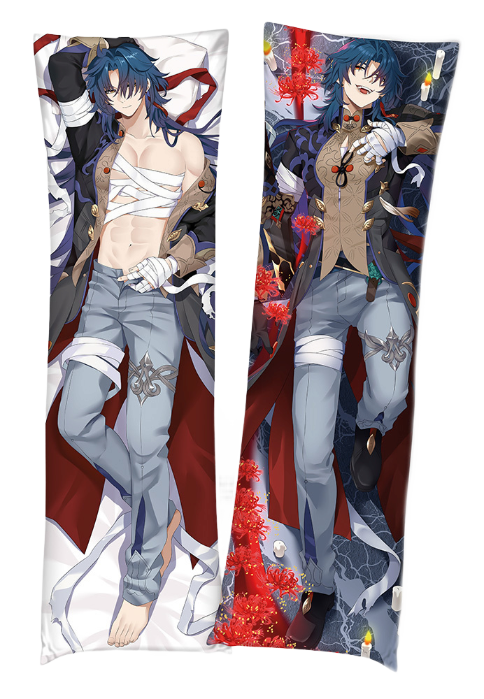 Дакімакура 150х50 см Блейд Хонкай Стар Рейл  Подушка з наволочкою обнімашка двухсторння, фото 1