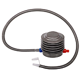 Фітбол м'яч для балансу 45 см Пончик сатин BLOOM LB7053 Коричневий, фото 9