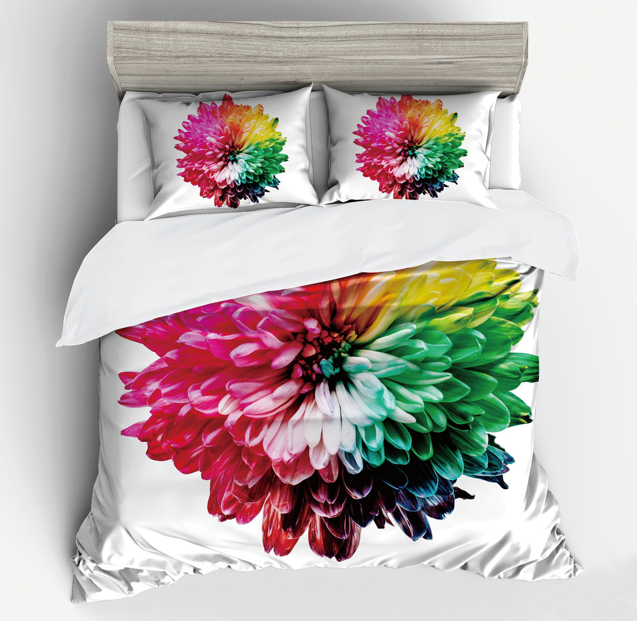 Постільна білизна Полісатин двостороння JKH1116 Love You Євро, фото 1