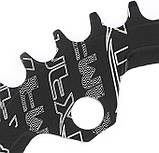 Зірка неспадайка FMFXTR Narrow-Wide 36T чорна | BCD 104 мм для шатуна, фото 2