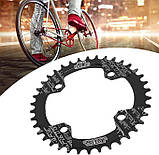 Зірка неспадайка FMFXTR Narrow-Wide 38T чорна | BCD 104 мм для шатунів, фото 3