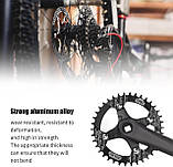 Зірка неспадайка FMFXTR Narrow-Wide 38T чорна | BCD 104 мм для шатунів, фото 8