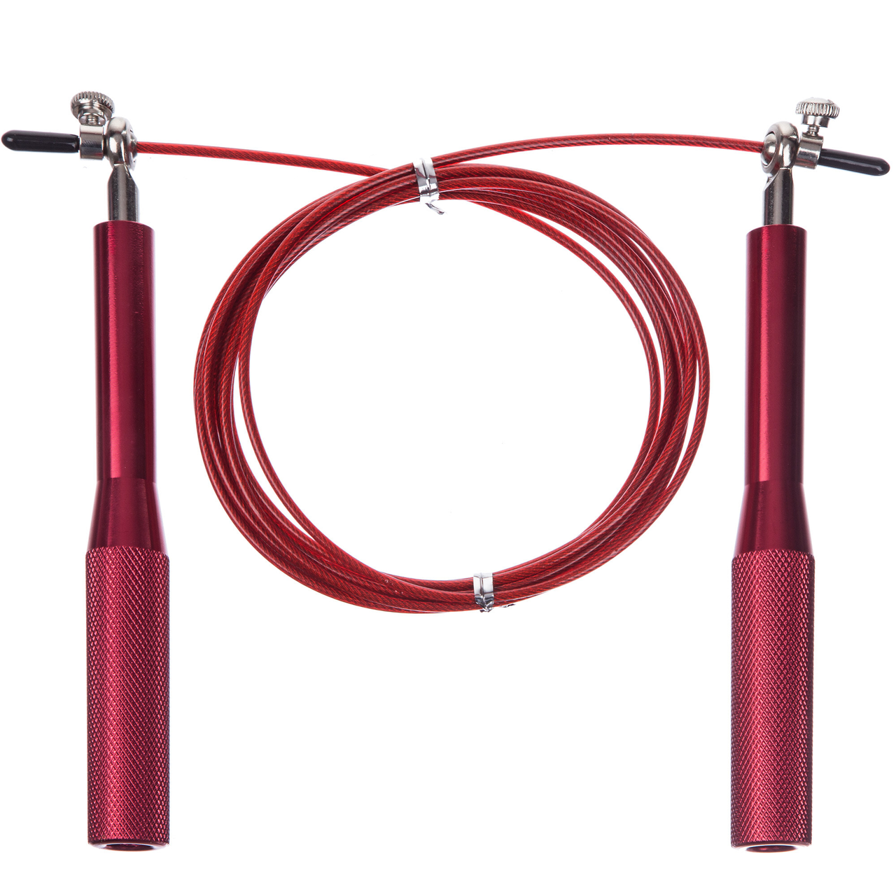 Скакалка швидкісна Кросфіт з підшипником і сталевим тросом з алюмінієвими ручками 3 м SP-Sport FI-1797, фото 1