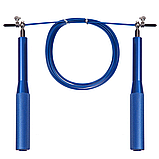 Скакалка швидкісна Кросфіт з підшипником і сталевим тросом з алюмінієвими ручками 3 м SP-Sport FI-1797, фото 7