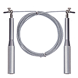 Скакалка швидкісна Кросфіт з підшипником і сталевим тросом з алюмінієвими ручками 3 м SP-Sport FI-1797, фото 9